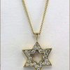 18K and Diamond Star of David