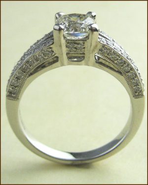 18k 1.22 ct. Dream Diamond Ring side