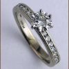 18k Eterne Millegrain Solitaire