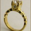 18k Gold Candy Diamond Ring 886-7305