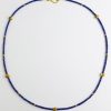 18k Gold Lapis Lazuli Necklace B1617
