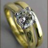 .70 ct Octagon Diamond Ring Set