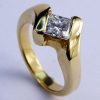 .80 ct. Princess Cut Diamond Ring 880-4016 side
