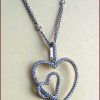 Tycoon 18k Double Heart Necklace large