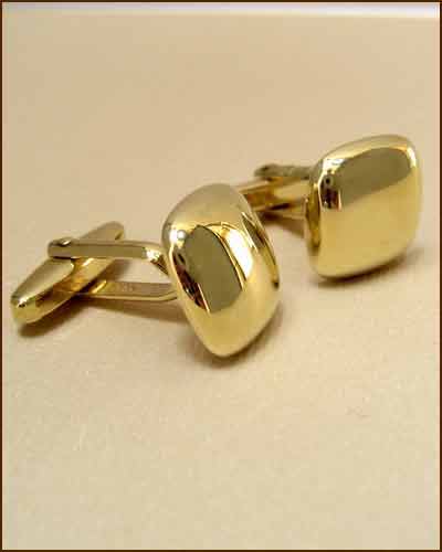 Breuning 14k Gold Cuff Links