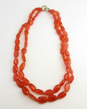 Gem Quality Rhodochrosite Necklace