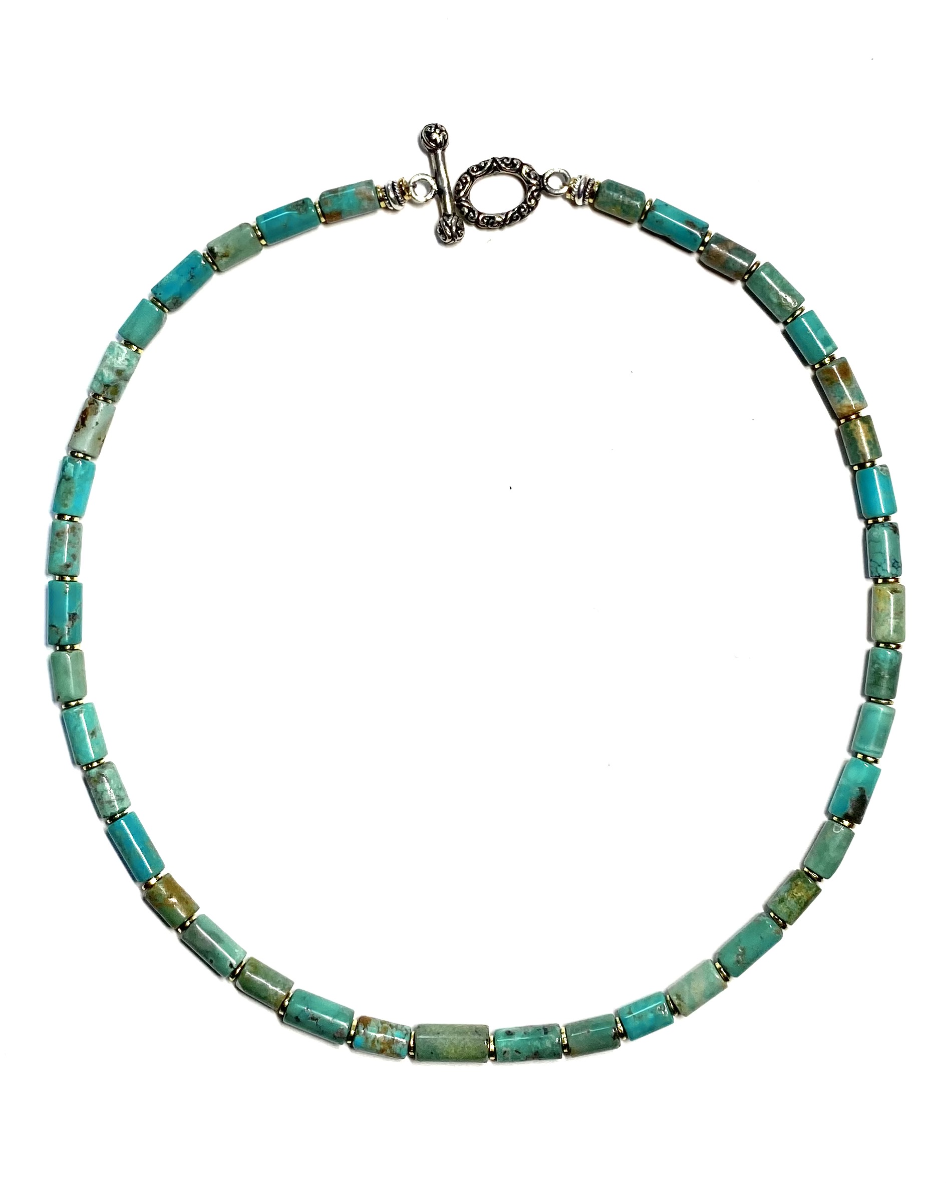#B2106 - Britta Schömer Silver Turquoise Necklace • Earthworks ...