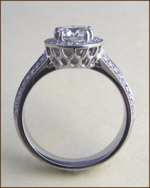 Platinum Significance Diamond Ring side