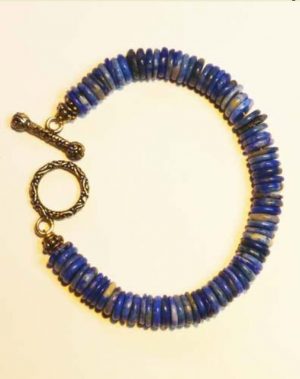 Silver Lapis Lazuli Bracelet