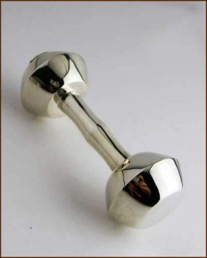 Sterling Silver Baby Rattle