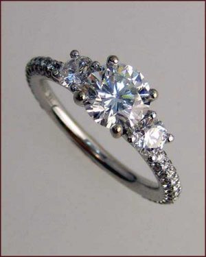 Tycoon 18k Diamond Ring , 2.03 ct