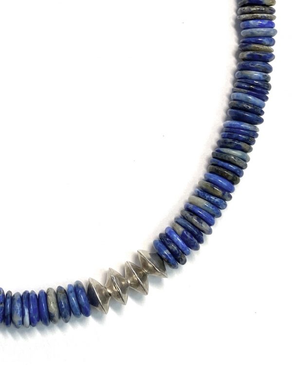 Britta Schoemer Silver Lapis Lazuli Necklace