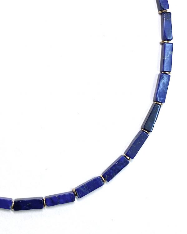 Silver Lapis Lazuli Necklace